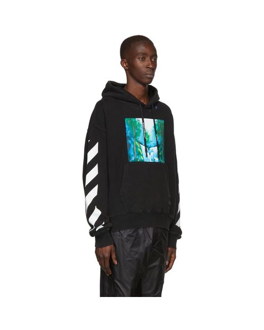 Minimer Uddybe ristet brød Off-White c/o Virgil Abloh Black And Multicolor Waterfall Hoodie for Men |  Lyst