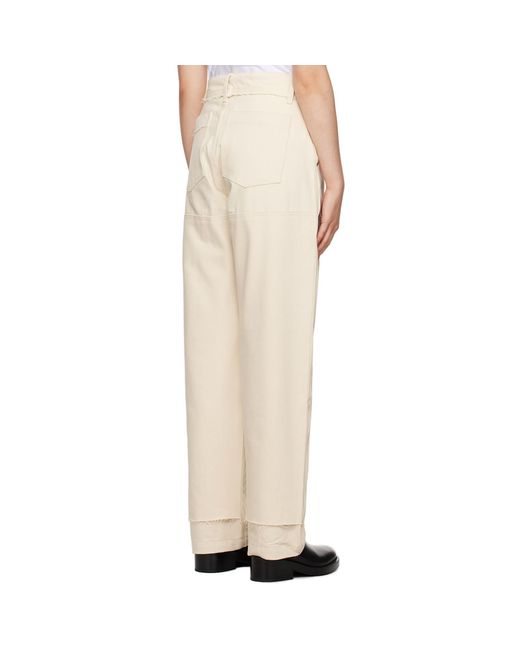AIREI Natural Panel Trousers