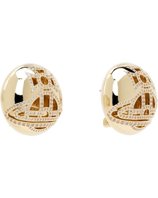 Vivienne Westwood White Lennie Earrings
