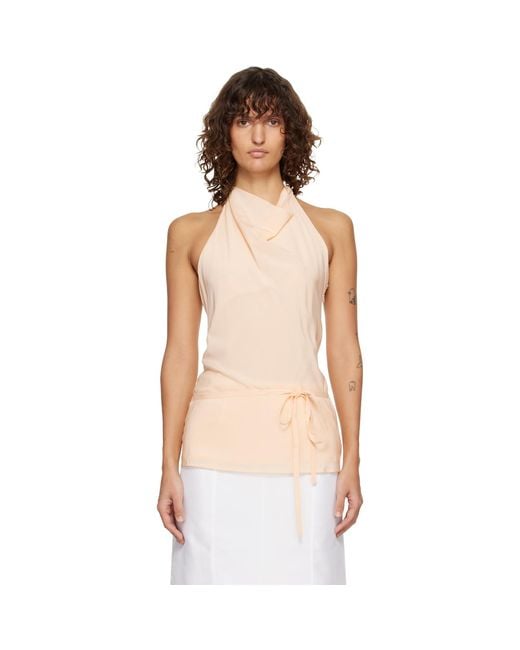 Belle Anna Natural Off- Faie Top