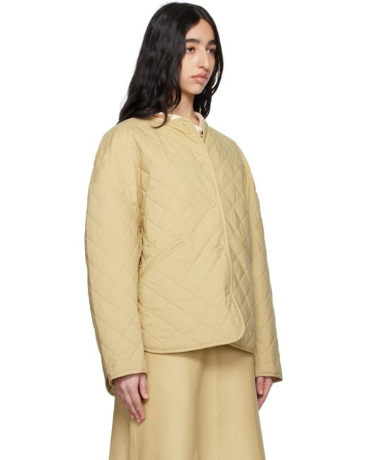 Totême  Natural Quilted Jacket