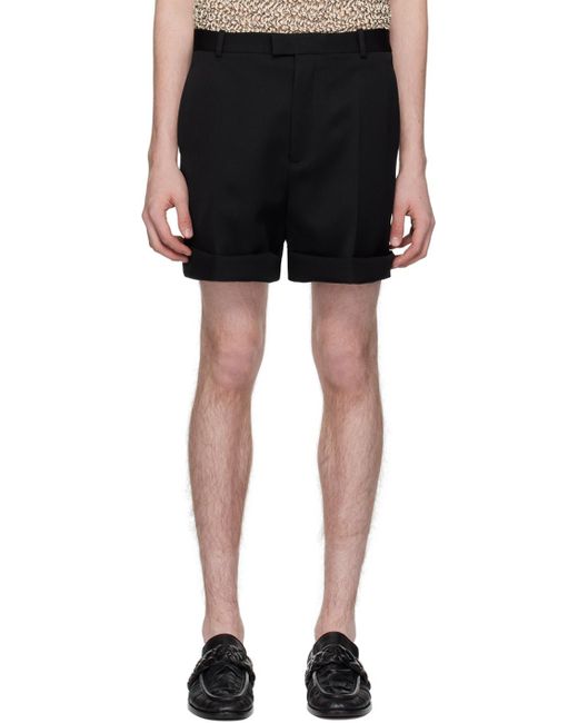 Bottega Veneta Black Sartorial Shorts for men