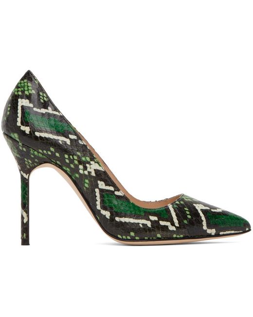 Amazon.com | JOEupin Women Snakeskin Heels Stiletto Heeled Python Print  Pumps Pointed Toe Slip On Sexy Lady Dress Shoes Green | Shoes