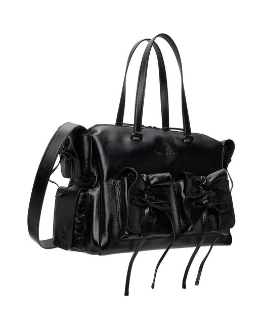 Acne Black Multipocket Bag for men
