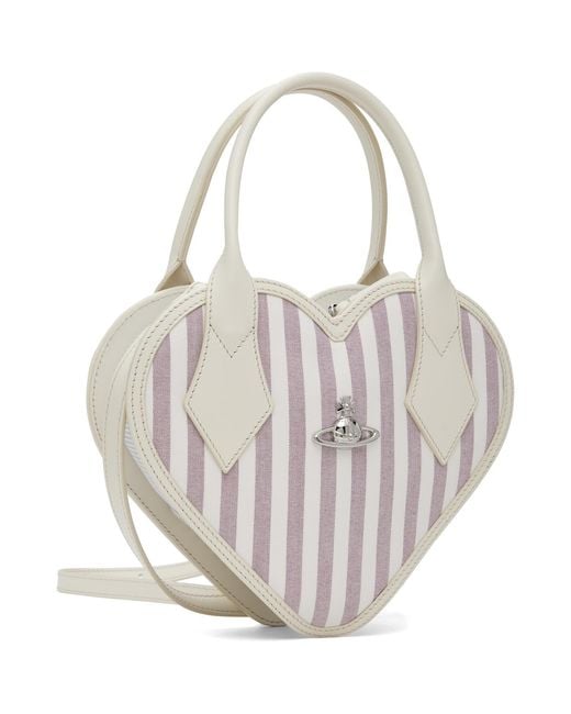 Vivienne Westwood Multicolor Off- & Josephine Heart Crossbody Bag