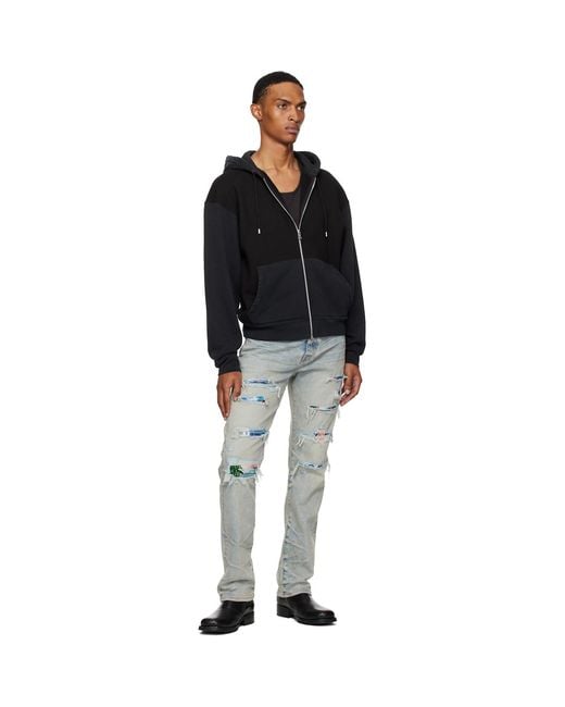 Amiri Blue Thrasher Slim Jeans for men