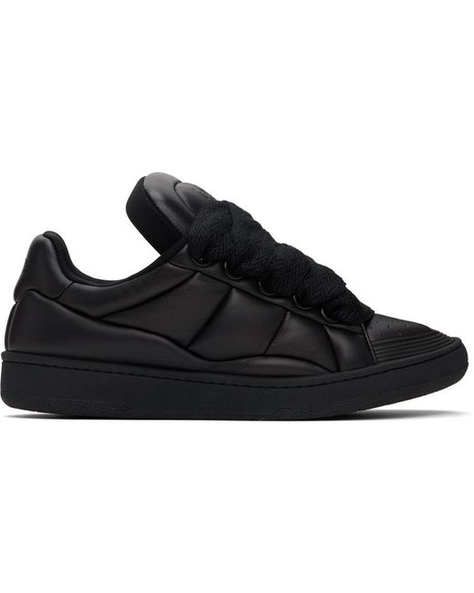 Lanvin Black Curb Xl Sneakers for men