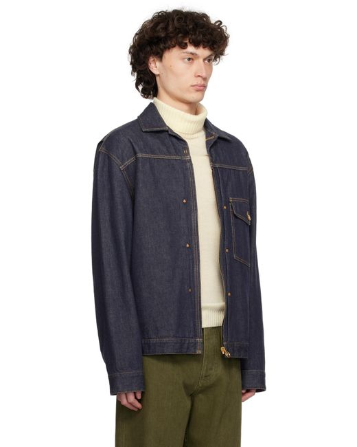 メンズ Moncler Genius Mercedes-Benz By Nigo ネイビー Nepit デニムジャケット Blue