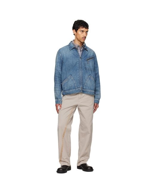 Maison Margiela Gray Cotton Trousers for men