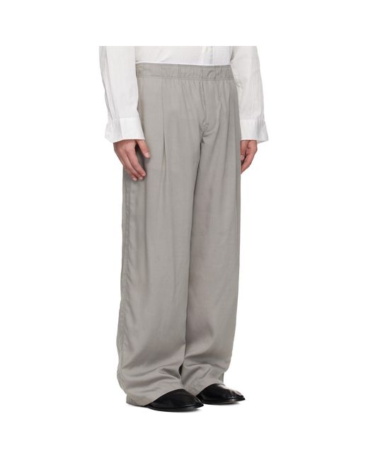 Our Legacy Gray Leisure Trousers for men