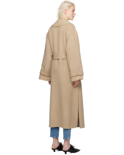 By Malene Birger Natural Taupe Trullem Coat