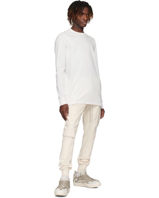 Rick Owens Natural Off- Hollywood Mastodon Mega Cargo Pants for men