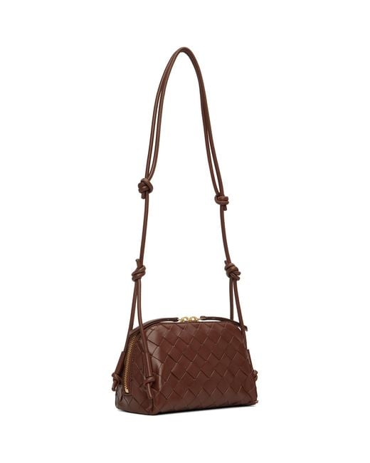 Bottega Veneta Brown Burgundy Concert Bag