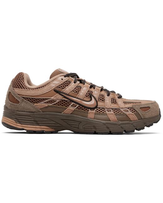 Nike Black P-6000 Suede Sneakers for men