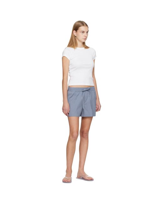 Matteau Blue Relaxed Shorts