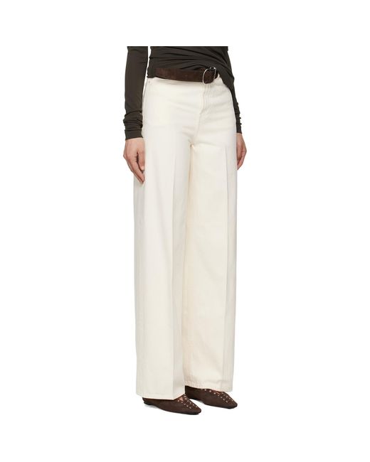 Totême Black Off- Wide Leg Jeans