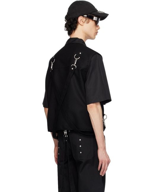 Givenchy Black Multipocket Vest for men