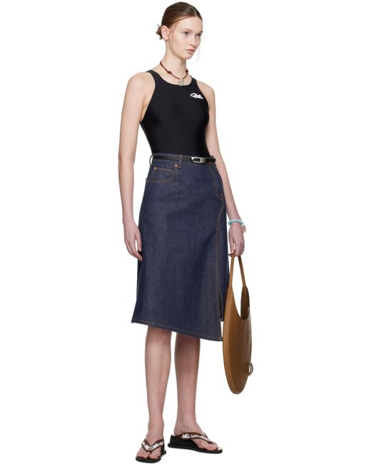 Tory Burch Black Sublime Wedge Flip-Flops