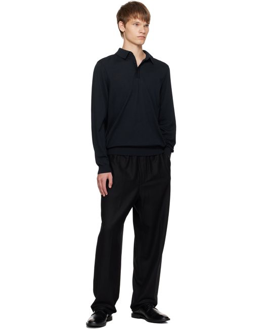 Boss Black Tapered-Fit Trousers for men