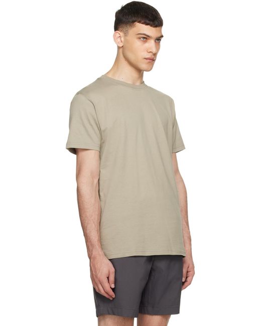 Norse Projects Black Taupe Niels T-shirt for men