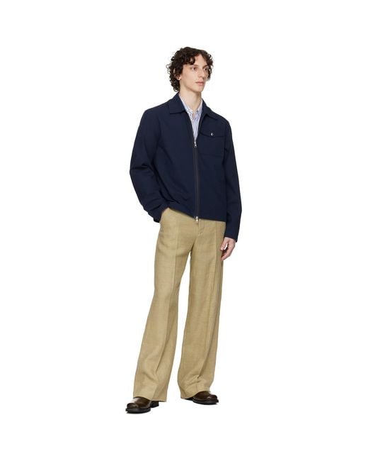 Moncler Blue Archivio Creativo Jacket for men