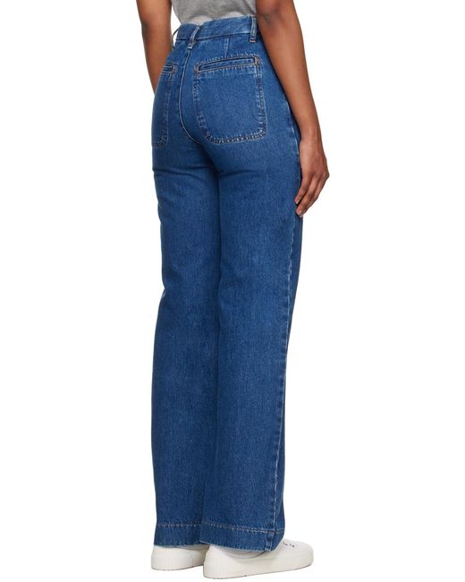 A.P.C. Blue . Indigo Seaside Jeans