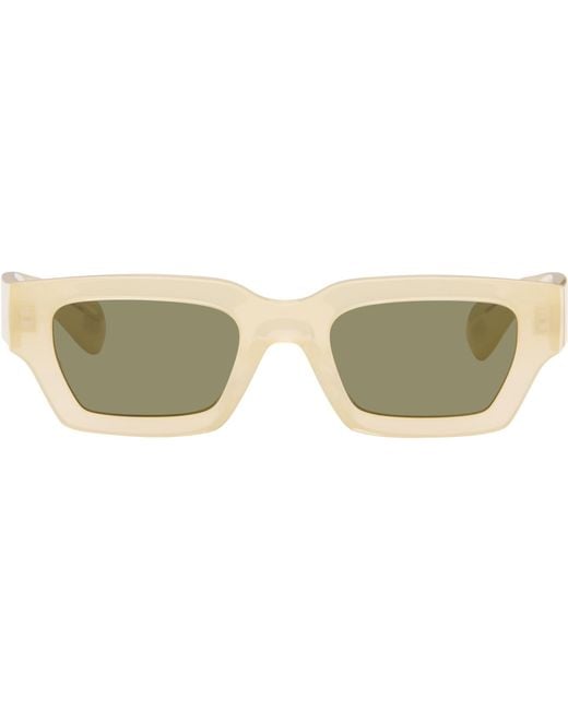 Jil Sander Black Off- Oliver Peoples 'Edition 6' Rectangular Sunglasses