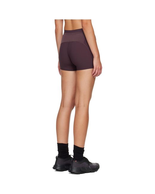 On Shoes Purple Zero Tight Running Shorts
