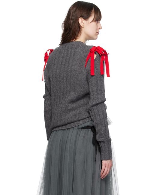 Molly Goddard グレー Ozzy セーター Black