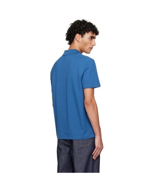 A.P.C. Blue Standard Polo for men