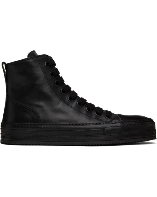 Ann Demeulemeester Black Raven Sneakers for men