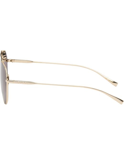 Gucci Brown Pilot Sunglasses for men