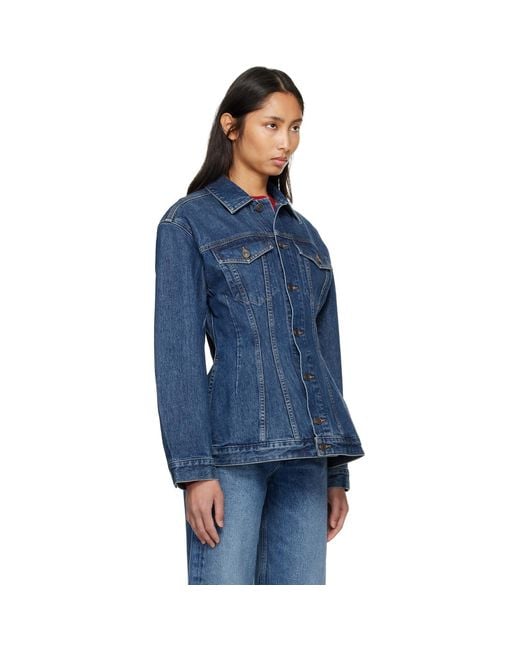 Agolde Blue Myra Denim Jacket