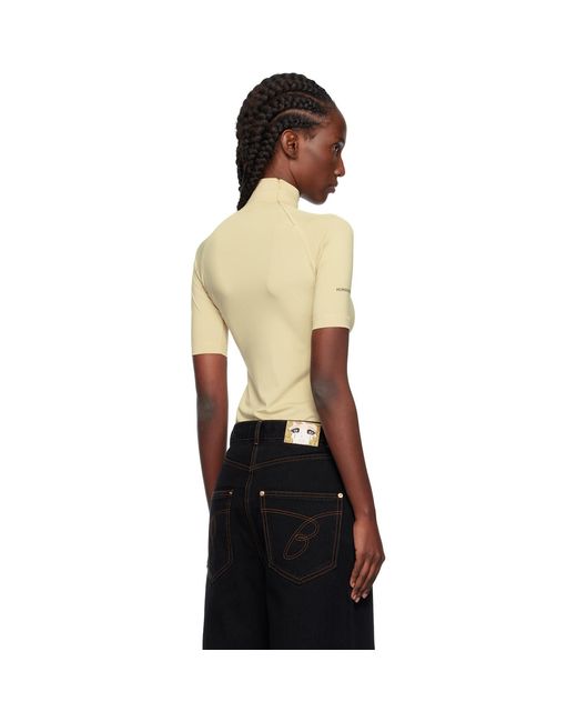 Haut 'Security' Jaune À Poches Pushbutton en coloris Black