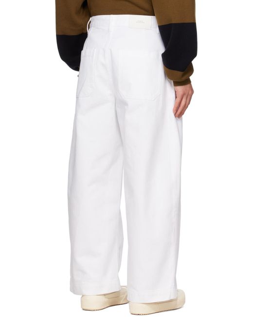 Studio Nicholson Puch Jeans in White for Men | Lyst Australia