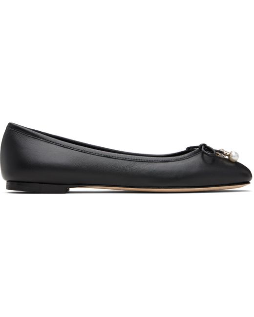 Jimmy Choo Women's Black Elme Ballerina Flats