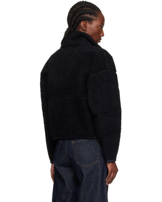 Canada Goose Black Simcoe Zip Up Fleece Sweater