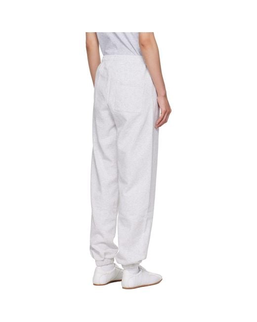 Sporty & Rich White 'Ny Health Club' Sweatpants