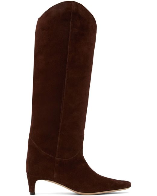 Staud Brown Western Wally Boots