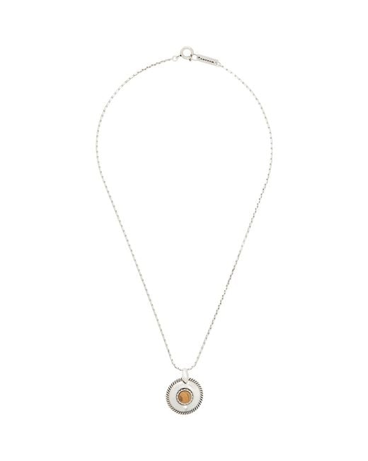 Isabel Marant Metallic Pendant Necklace for men