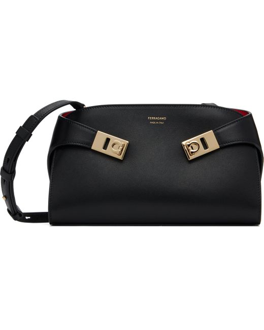 Ferragamo ブラック ミニ Hug クロスボディバッグ Black