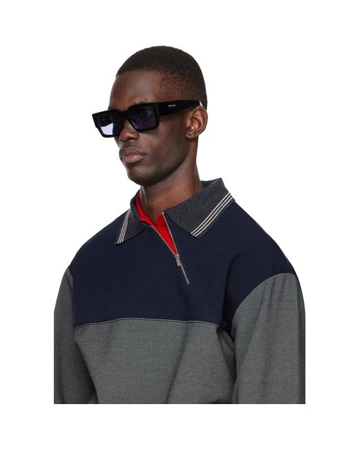 Prada Black Square Sunglasses for men