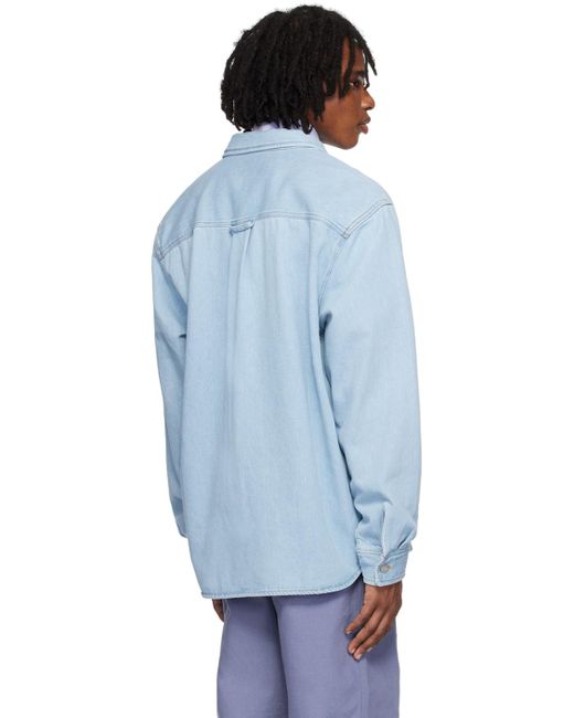 Carhartt Blue Harvey Denim Jacket for men