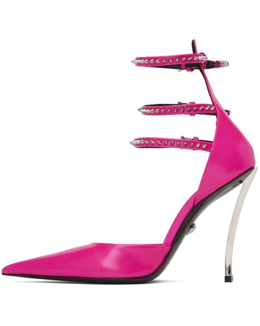 Versace Purple Pink Decollete Heels