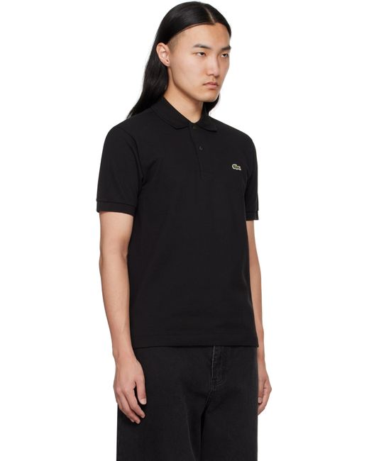 メンズ Lacoste ブラック Original L.12.12 クラシックフィット ポロシャツ Black