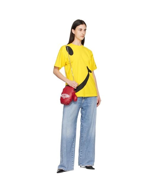 Moschino Red Boxing Gloves Bag