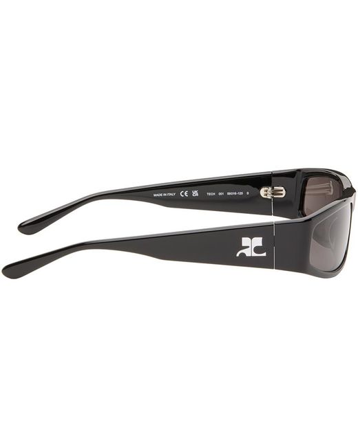 Courreges Black Tech Sunglasses