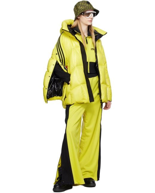 Moncler Genius Moncler X Adidas Originals Yellow Beiser Down Jacket