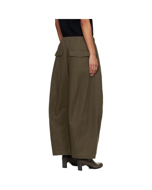 Entire studios Black Khaki Loft Trousers