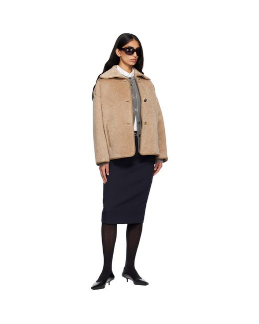 Max Mara Blue Satrapo Midi Skirt